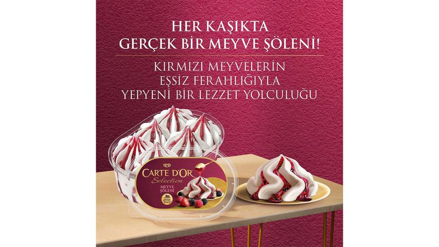 Algida Carte d'Or Selection Meyve Şöleni 800 ml
