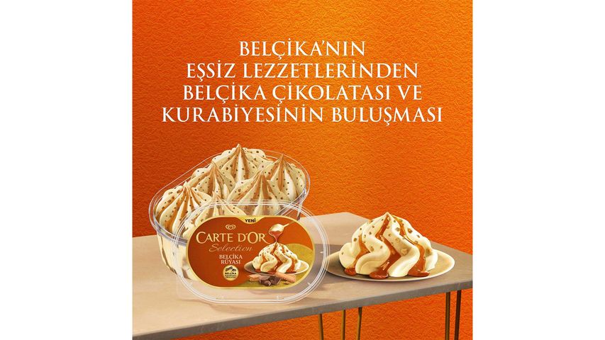 Algida Carte d'Or Selection Belçika Rüyası 800 ml
