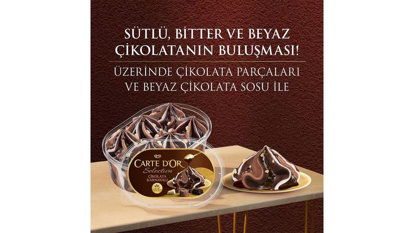 Algida Carte d'Or Selection Çikolata Karnavalı 800 ml