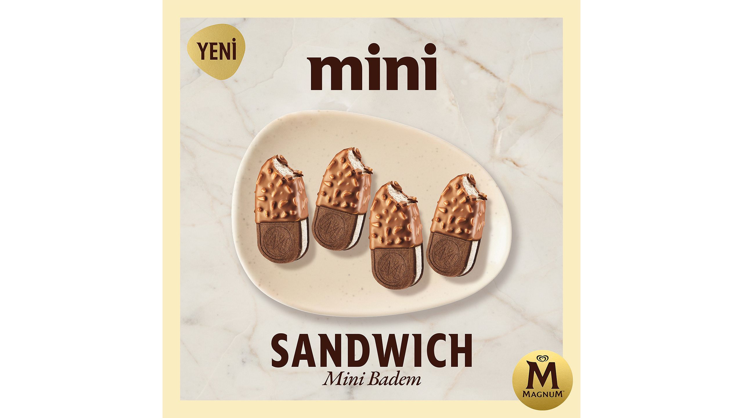 Buy Algida Magnum Mini Sandwich 400 ml | Yemeksepeti Market