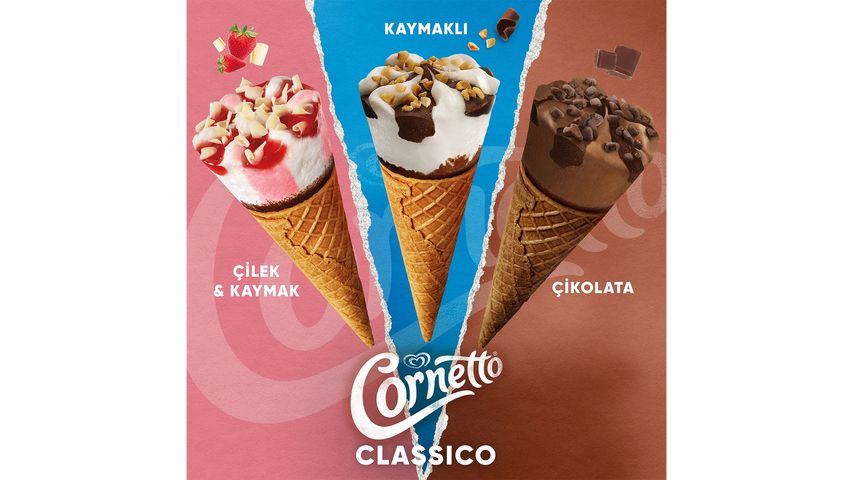 Cornetto Classico Çilek 120 ml