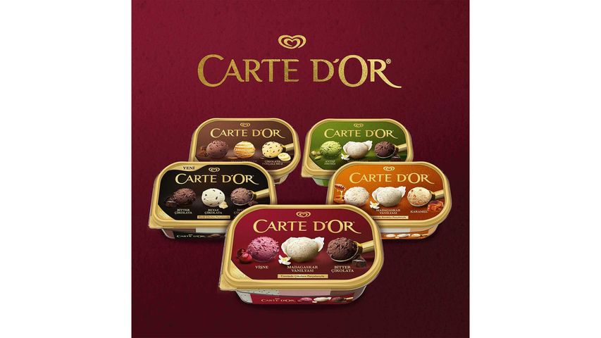 Algida Carte d'Or Classic Extra Cherry, Dark Chocolate & Cream 850 ml