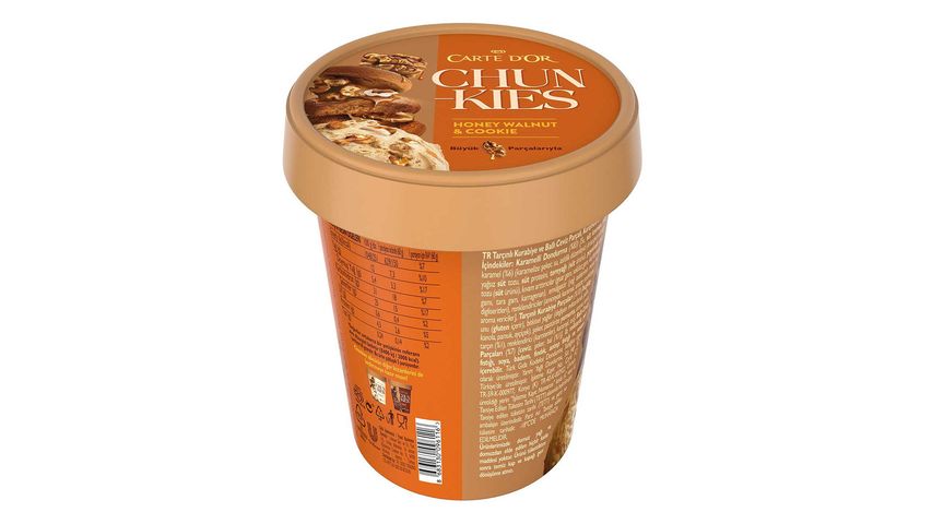 Algida Carte d’Or Chunkies Honey Walnut, Cookie and Caramel 430 ml