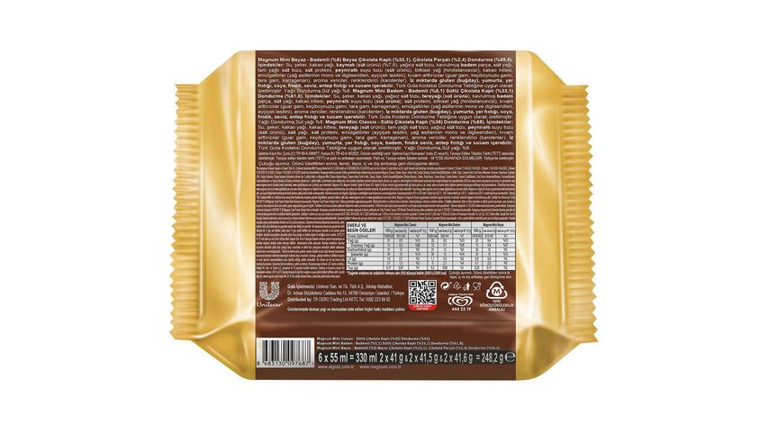 Magnum Mini Classic Badem Beyaz 345 ml