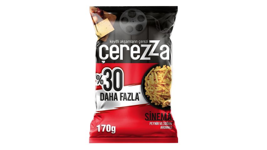 Çerezza Sinema Peynir & Soğan Aromalı Mısır Çerezi Parti Boy 170 g