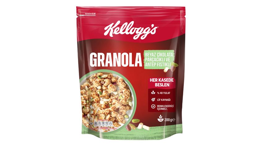 Kellogg's Pistachio & White Chocolate Granola 200 g