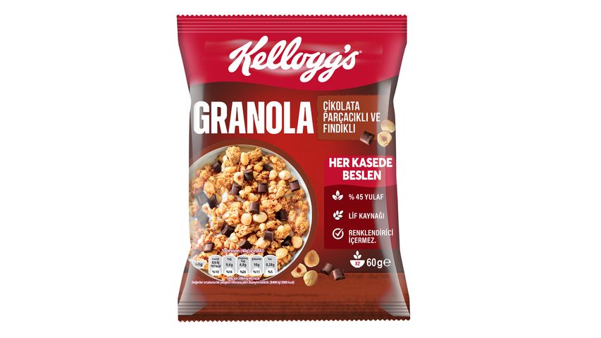 Kellogg's Chocolate Chip and Hazelnut Granola 60 g