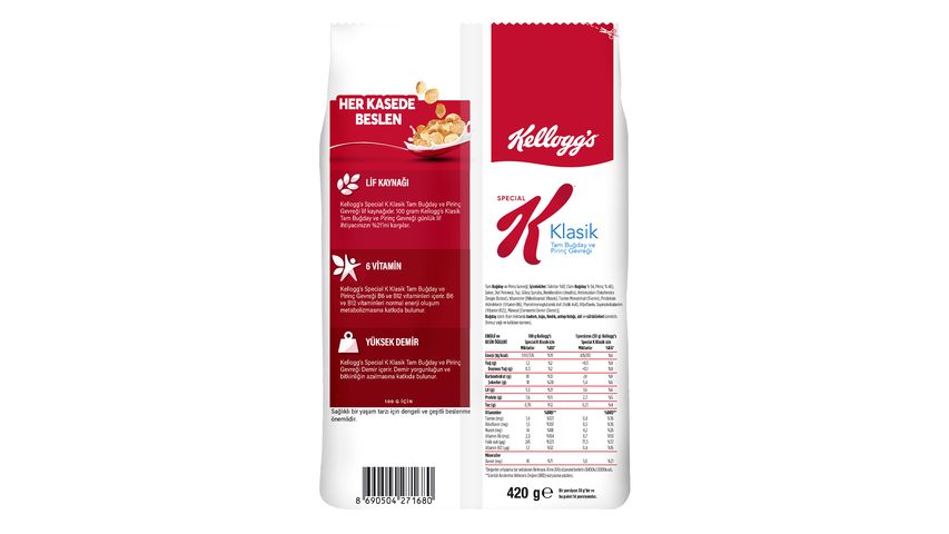 Kellogg's Special K Plain Breakfast Cereal 420 g