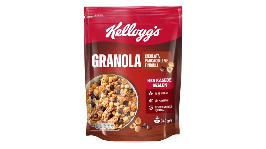 Kellogg's Çikolatalı Fındıklı Granola 340 g