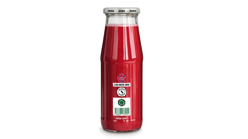 Oddly.Zip 100% Pomegranate & Blueberry Juice Glass Bottle 700 ml