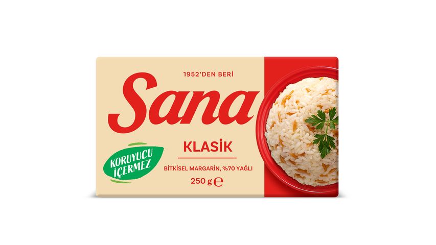 Sana Klasik Paket Margarin 250 g