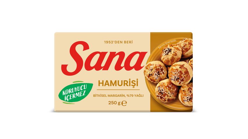 Sana Hamurişi Paket Margarin 250 g