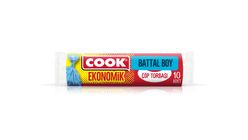 Cook Economic Extra Large Garbage Bags Blue 72 x 95 cm 10 pcs