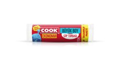 Cook Economic Large Garbage Bags Blue 65 x 80 cm 20 pcs