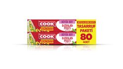 Cook Ekonomik Büyük Buzdolabı Poşeti 30 x 42 cm 80 Adet