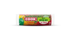 Cook Drawstring Garbage Bags Pine Scented 65 x 70 cm 20 pcs