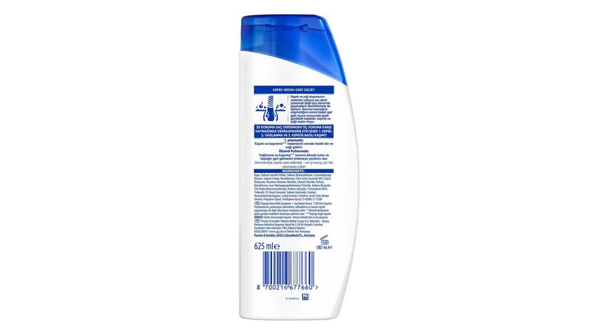 Head & Shoulders 2’si 1 Arada Mentol Ferahlığı Şampuan 625 ml