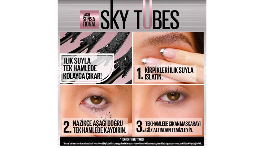Maybelline NY Sky Tubes Tubing Maskara