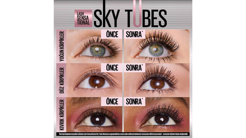 Maybelline NY Sky Tubes Tubing Maskara
