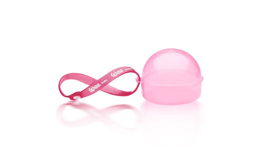 Wee Baby Pacifier Storage Case - Pink