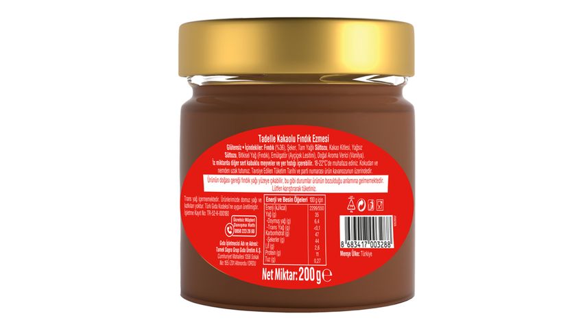 Tadelle Kakaolu Fındık Ezmesi 200 g