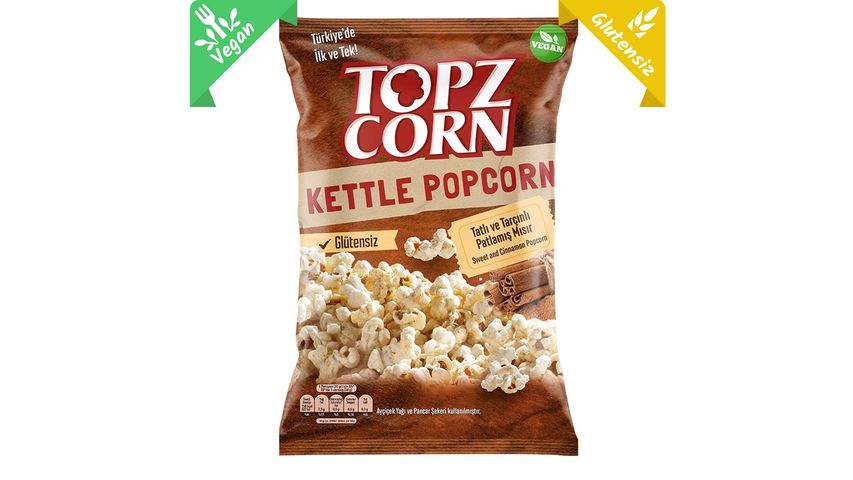 Topz Corn Tatlı & Tarçınlı Popcorn 160 g