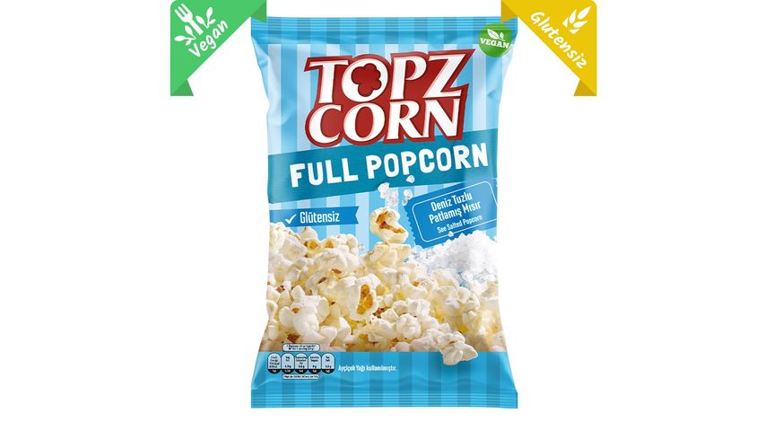 Topz Corn Deniz Tuzlu Popcorn 105 g
