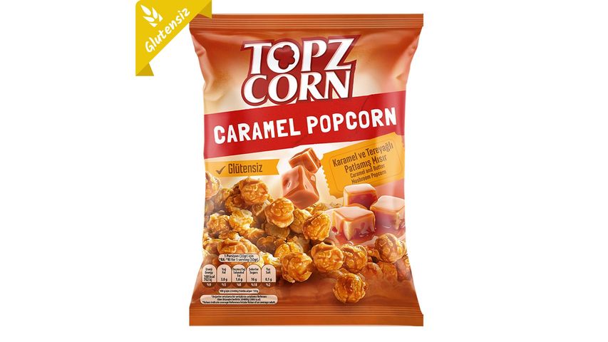 Topz Corn Caramel & Butter Gluten-Free Popcorn 100 g