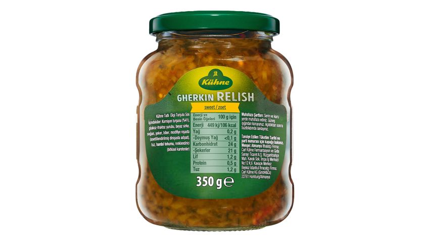 Kühne Sweet Pickle Sauce 350 g
