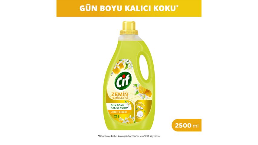 Cif Limon Çiçeği Zemin Temizleyici 2500 ml