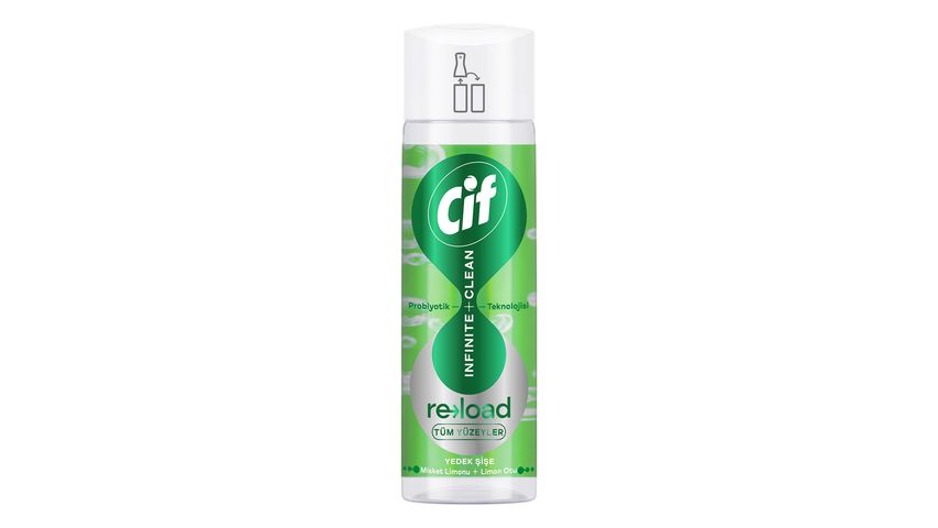 Cif Misket Limonu & Limon Otu Infinite Clean Yedek Şişe 280 ml