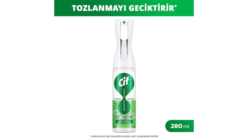 Cif Infinite Clean Spray Lemon & Lemongrass 280 ml