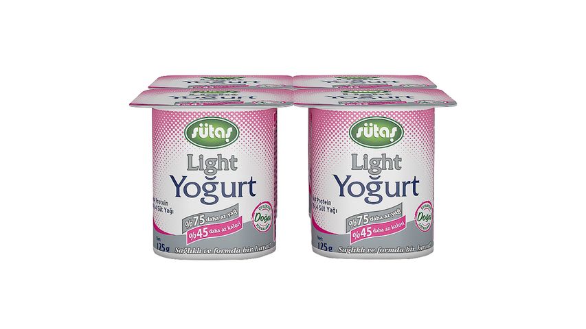 Sütaş Light Yoğurt 4 x 125 g