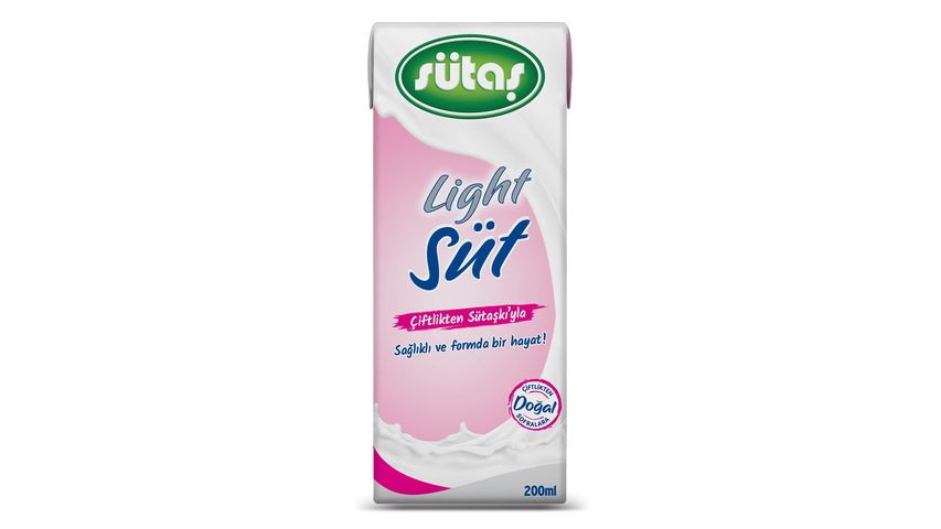 Sütaş Light Süt 200 ml