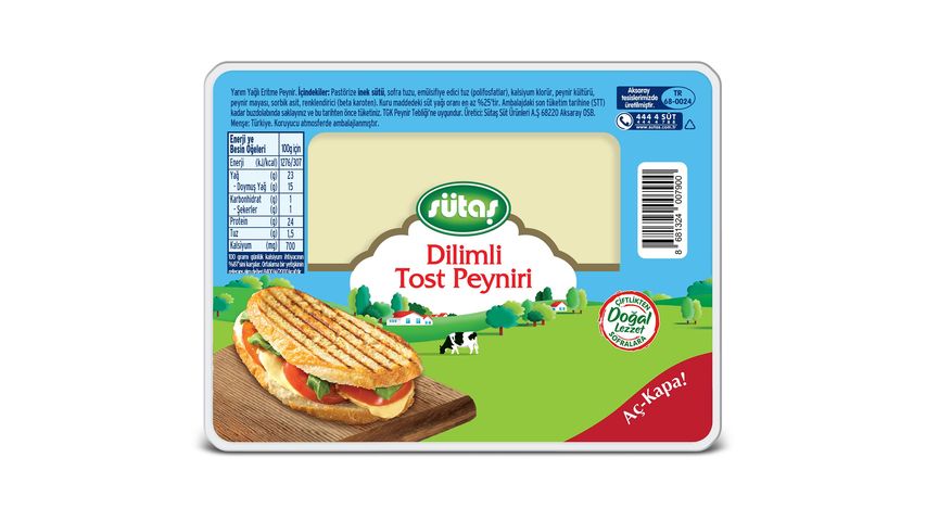 Sütaş Dilimli Tost Peyniri 200 g