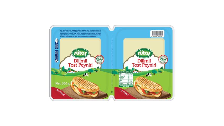 Sütaş Dilimli Tost Peyniri 350 g