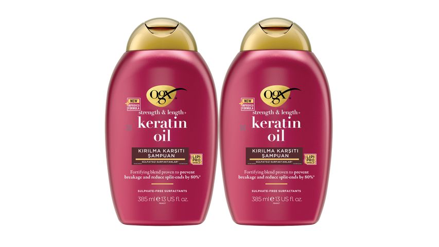 OGX Keratin Oil Shampoo 2 x 385 ml