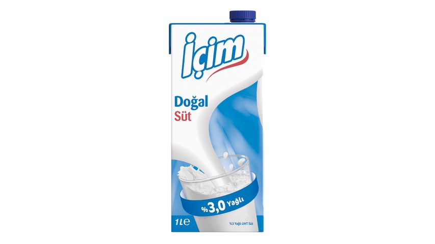 İçim %3 Yağlı Süt 1 L