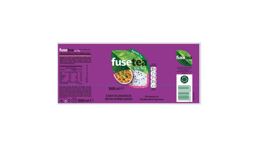 Fuse Tea Egzotik Ejder & Çarkıfelek Aromalı Soğuk Çay 1 L