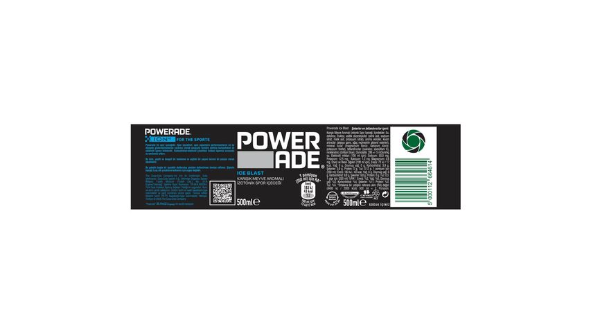 Powerade Ice Blast Sporcu İçeceği 500 ml
