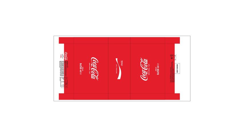 Coca-Cola Kutu 6 x 250 ml