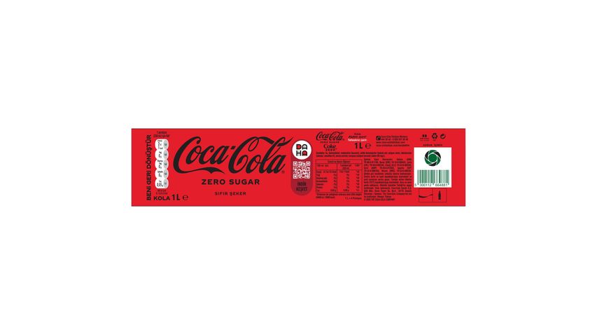 Coca-Cola Zero Sugar Pet Bottle 1 L