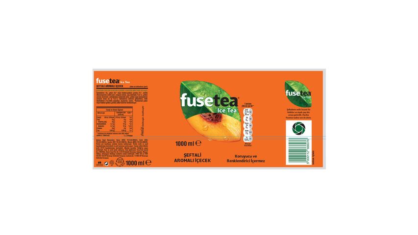 Fuse Tea Şeftali Pet Şişe 1 L