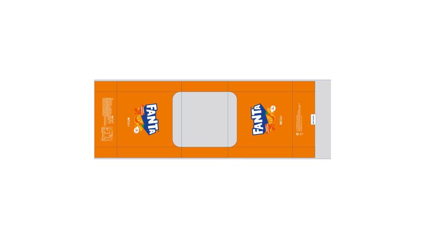 Fanta Soda Pet Bottle 4 x 1 L