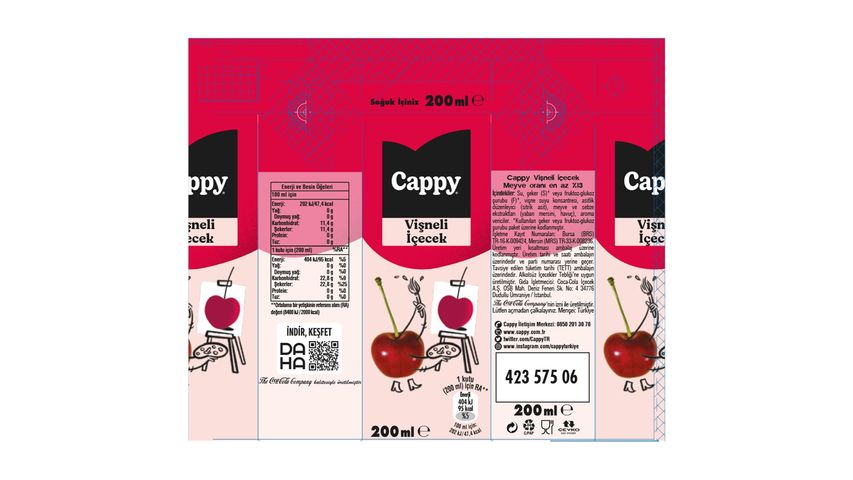 Cappy Sour Cherry Juice 200 ml
