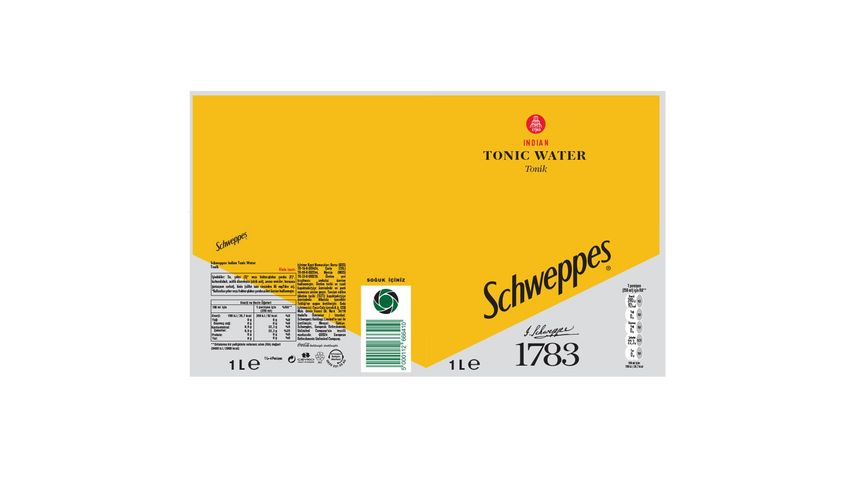 Schweppes Tonik Pet Şişe 1 L
