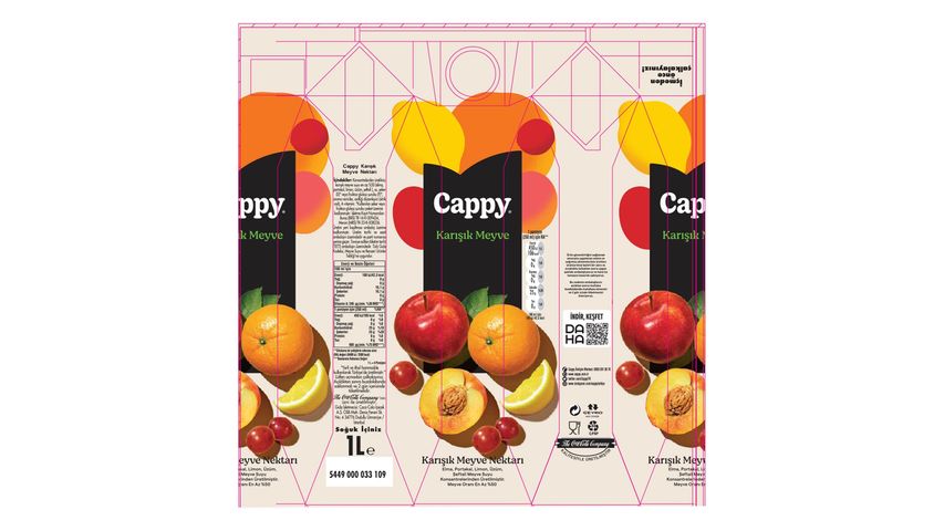 Cappy Mixed Nectar Fruit Juice 1 L