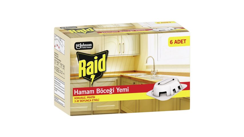Raid Böcek Yemi 6 Adet