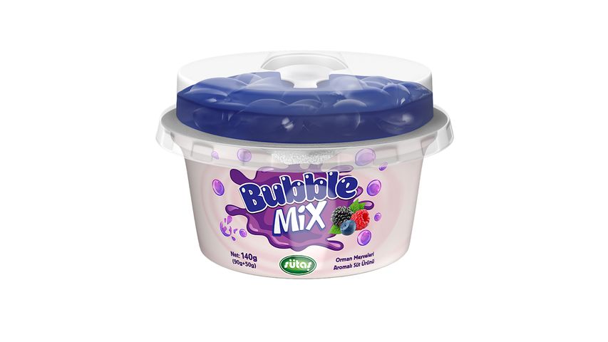 Sütaş Orman Meyveleri Aromalı Bubble Mix 140 g