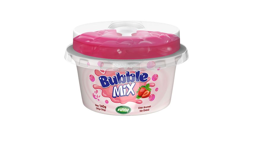 Sütaş Strawberry Flavored Bubble Mix 140 g